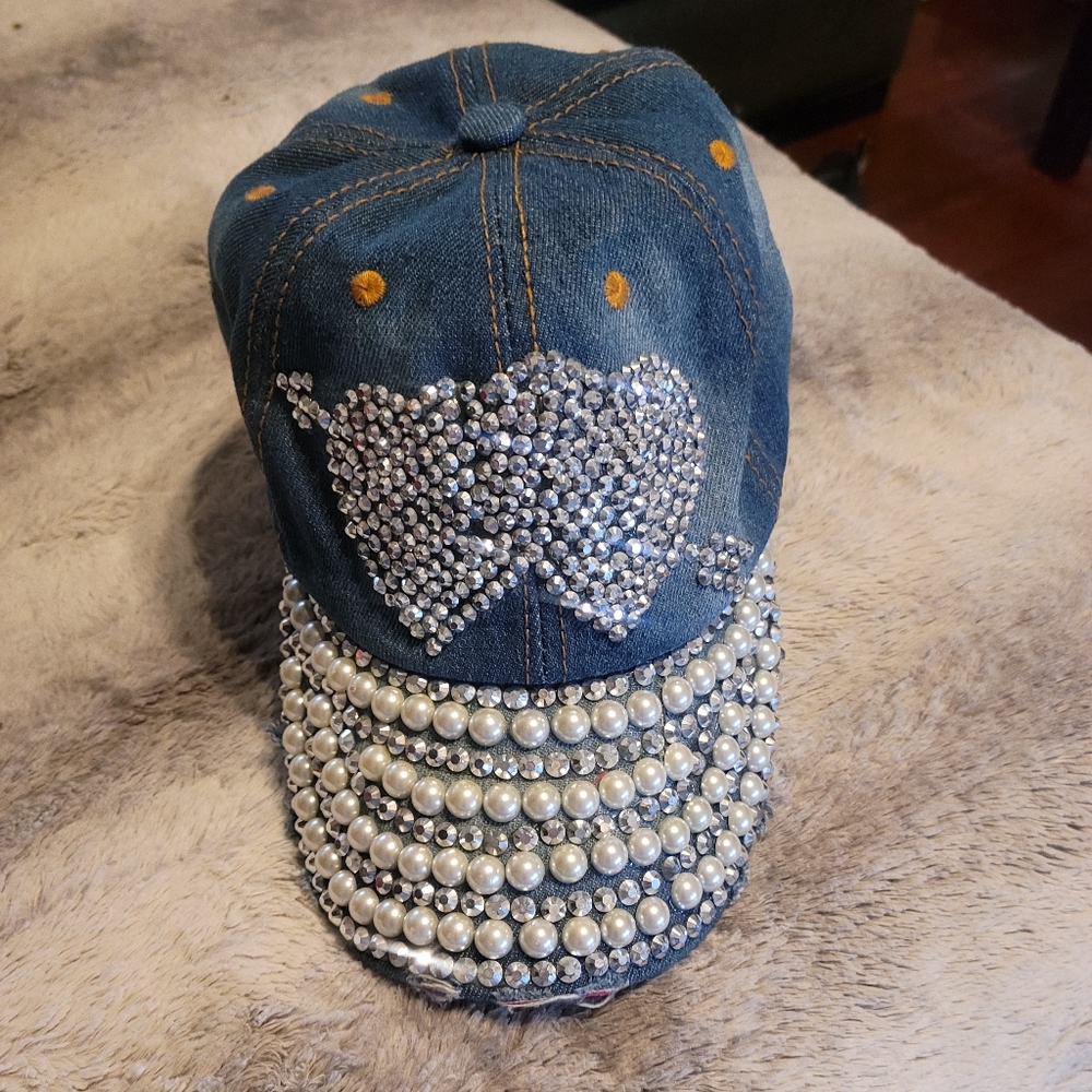 Pearl and Sequin Hat